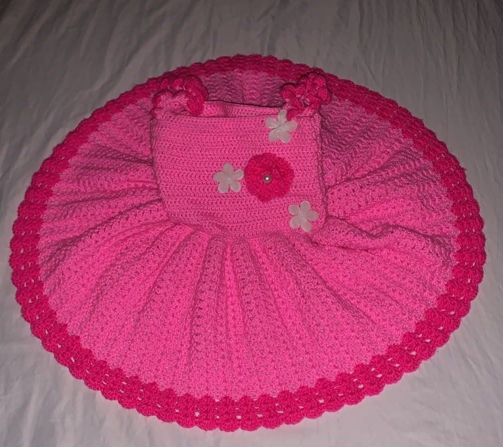 Robe bébé rose